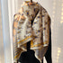 Color Blocking And Matching Cashmere Scarves For Women - ROUTINE FASHION
